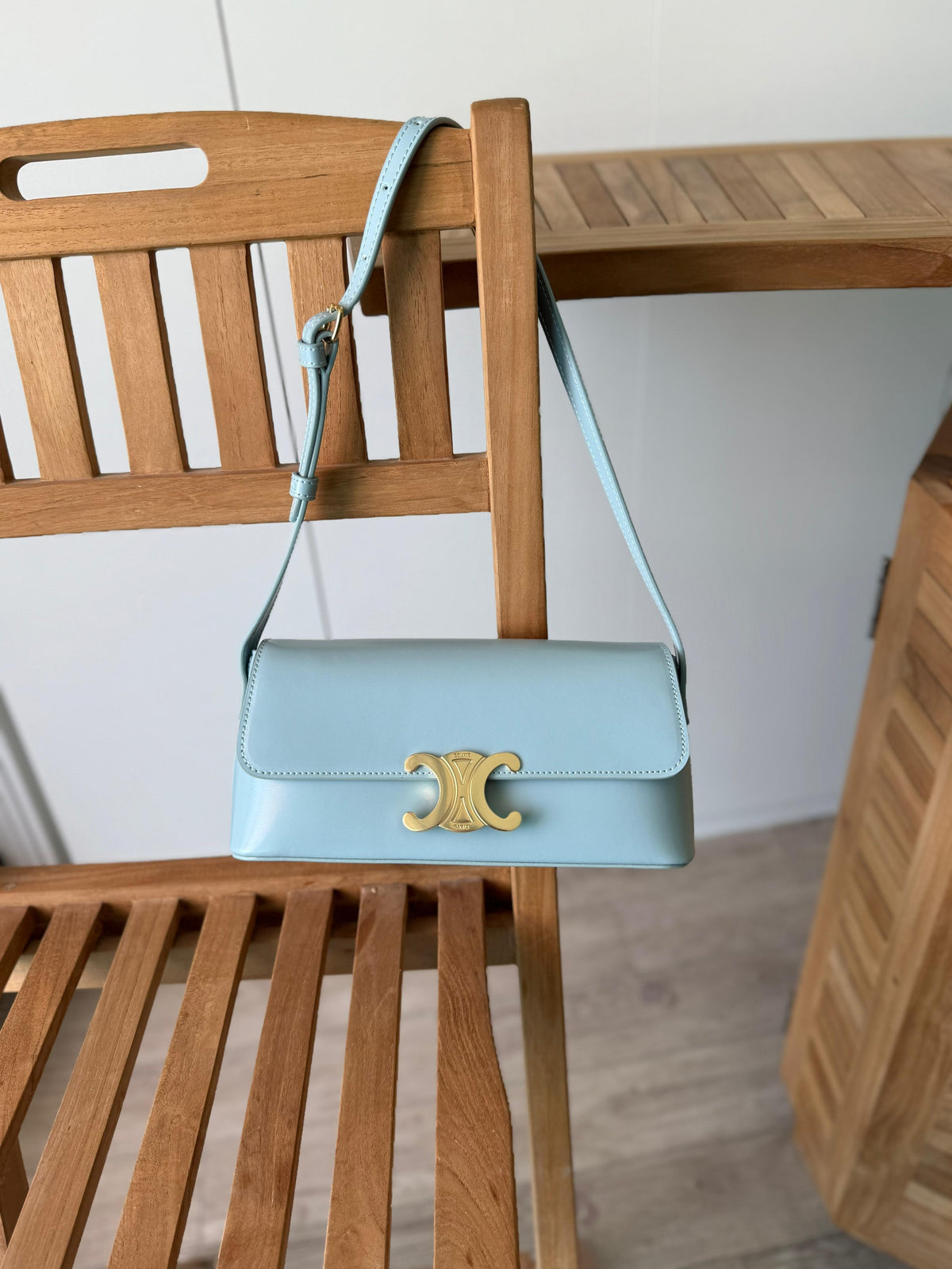 Celine Triomphe Shoulder Bag.