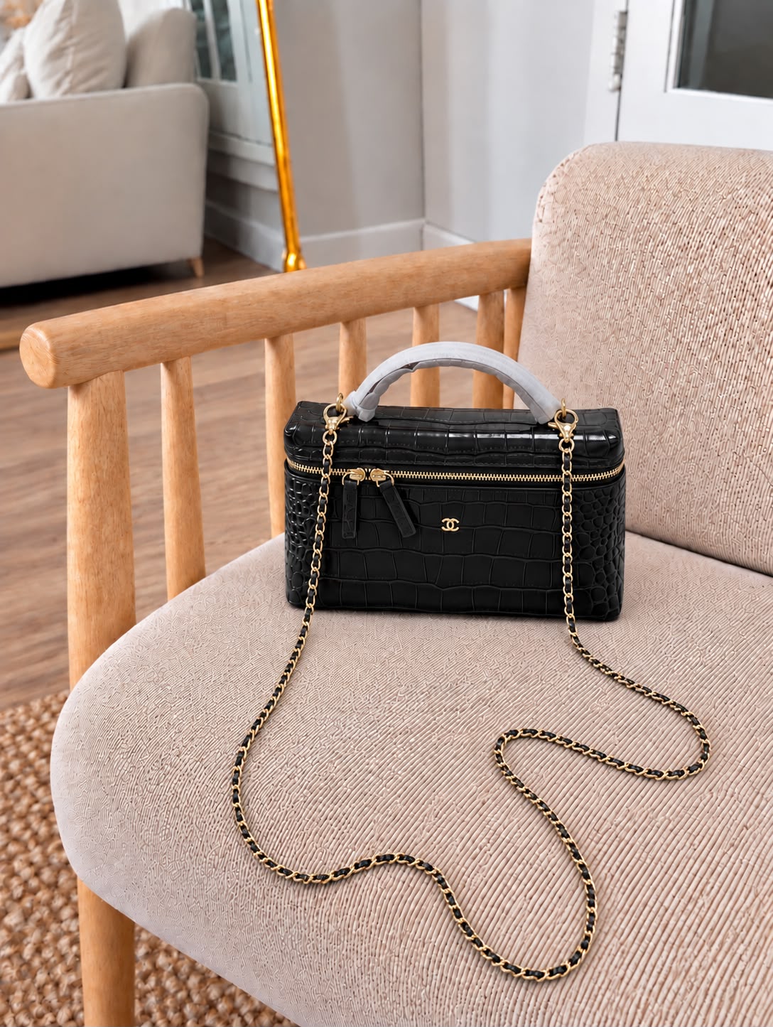 Chanel Small Top Handle Long Vanity