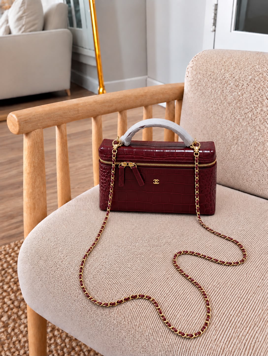 Chanel Small Top Handle Long Vanity
