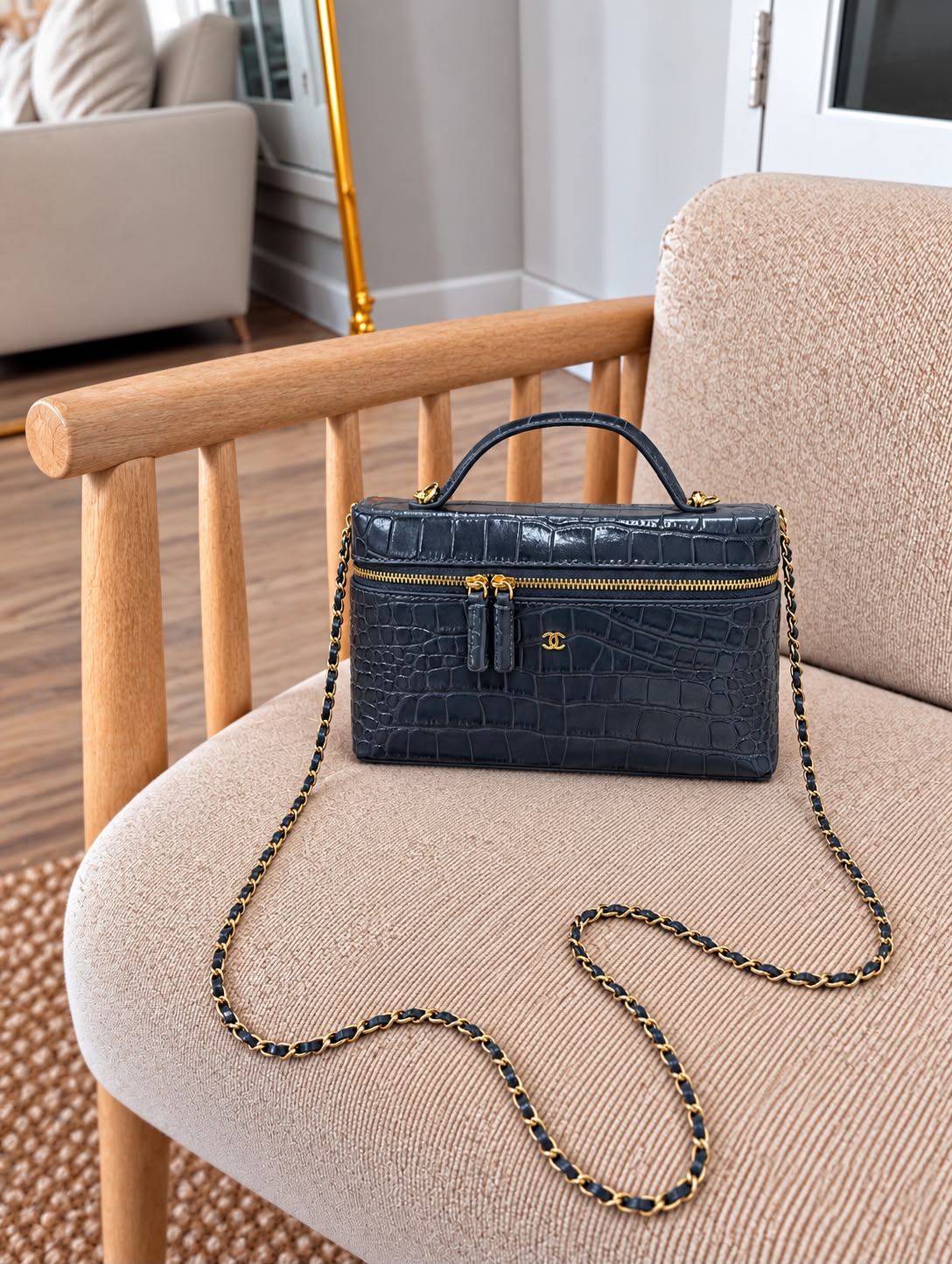 Chanel Small Top Handle Long Vanity