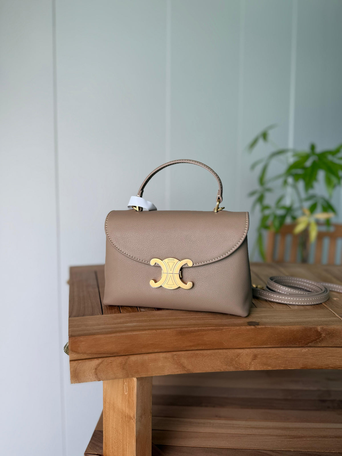 Celine Triomphe Top Handle Bag