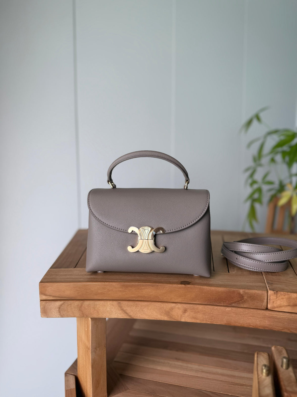 Celine Triomphe Top Handle Bag