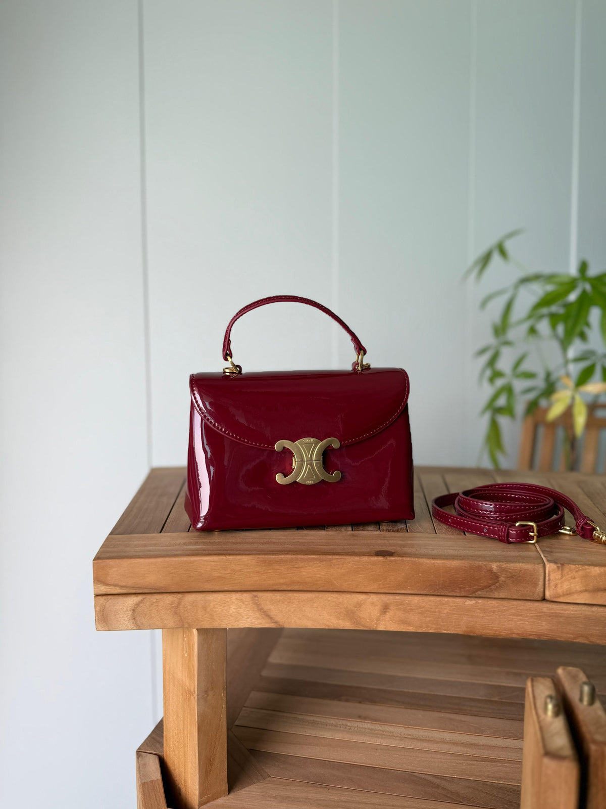 Celine Triomphe Top Handle Bag