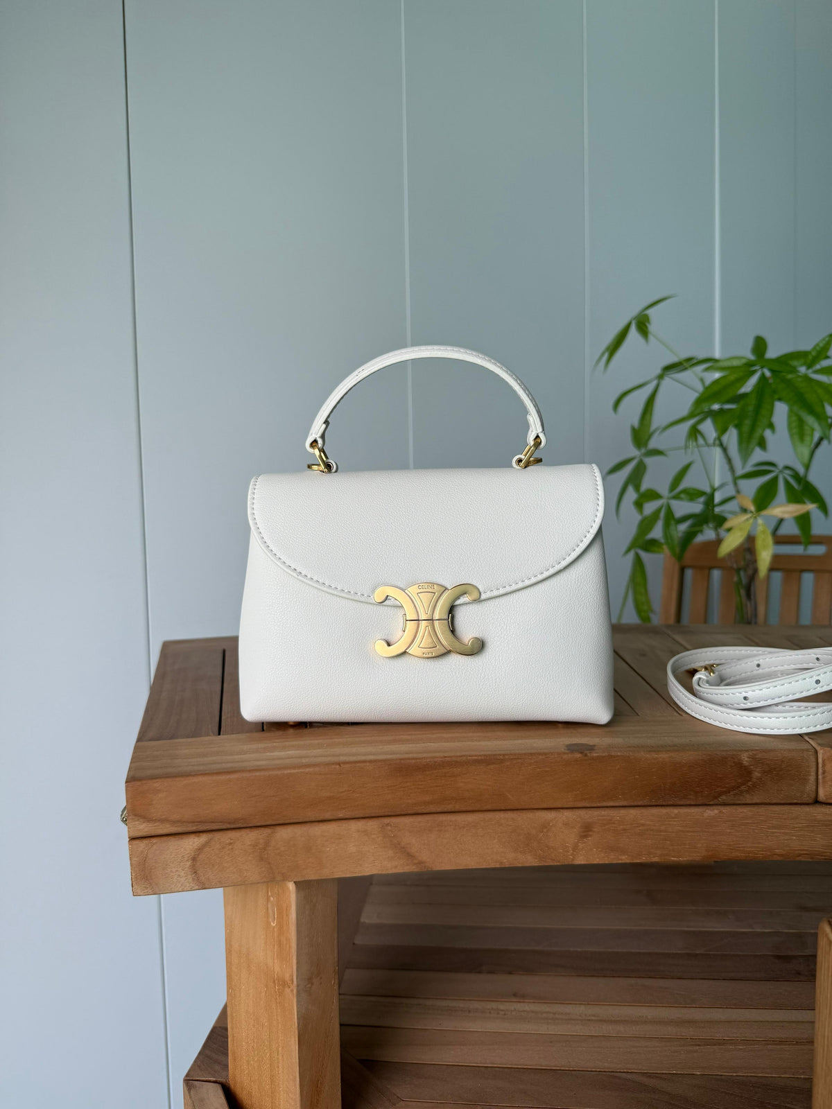Celine Triomphe Top Handle Bag