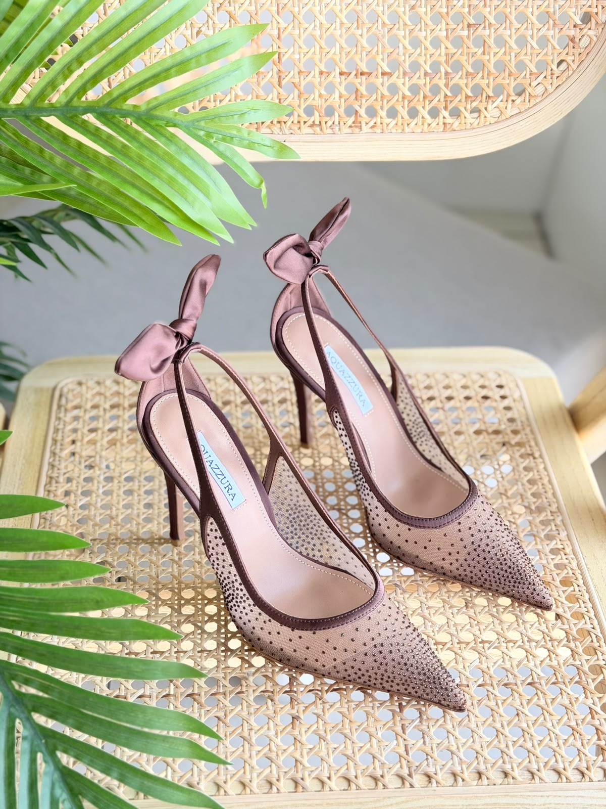 Aquazzura Crystal-Embellished
