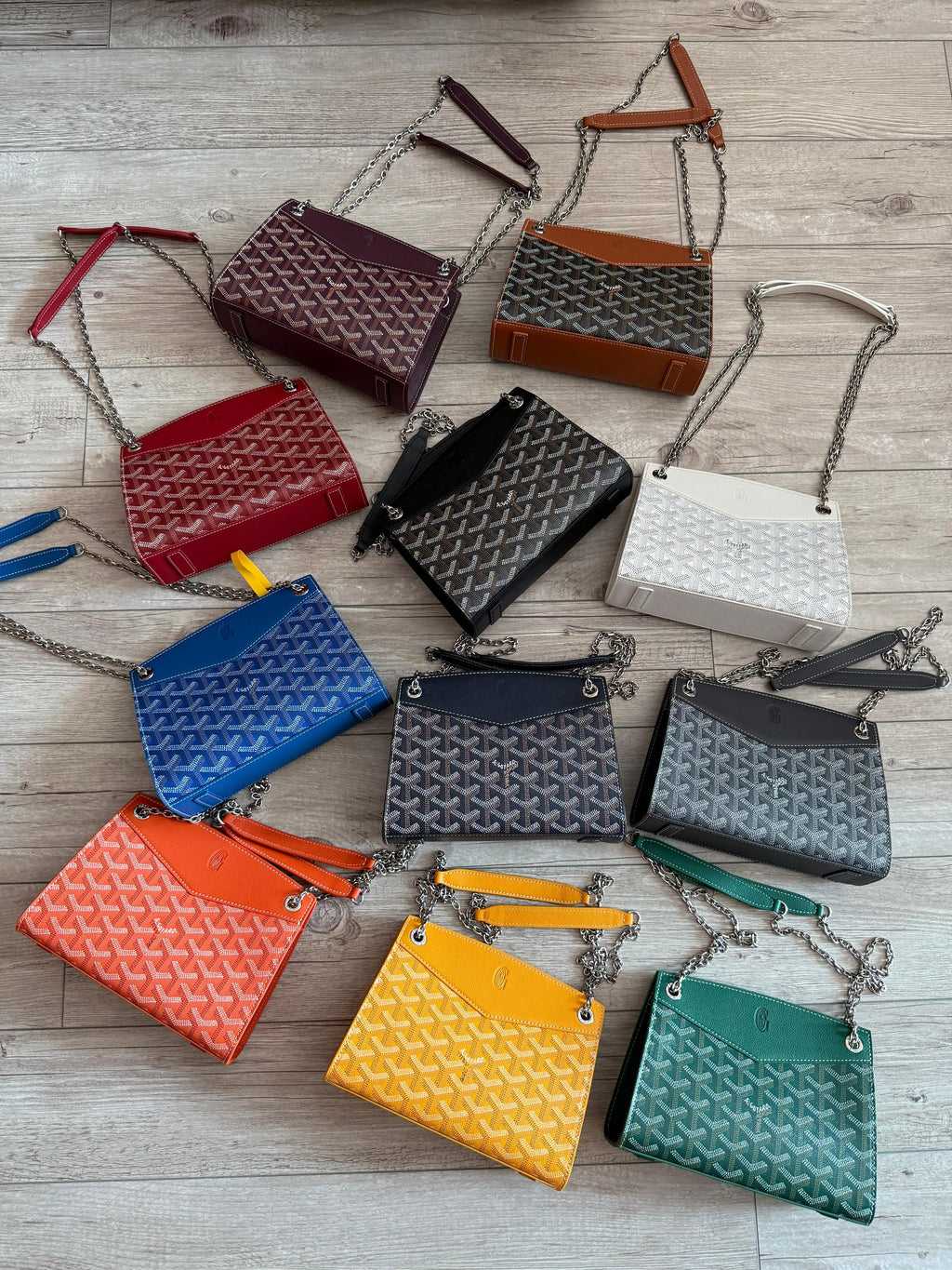 Goyard, chiaramente identificabile