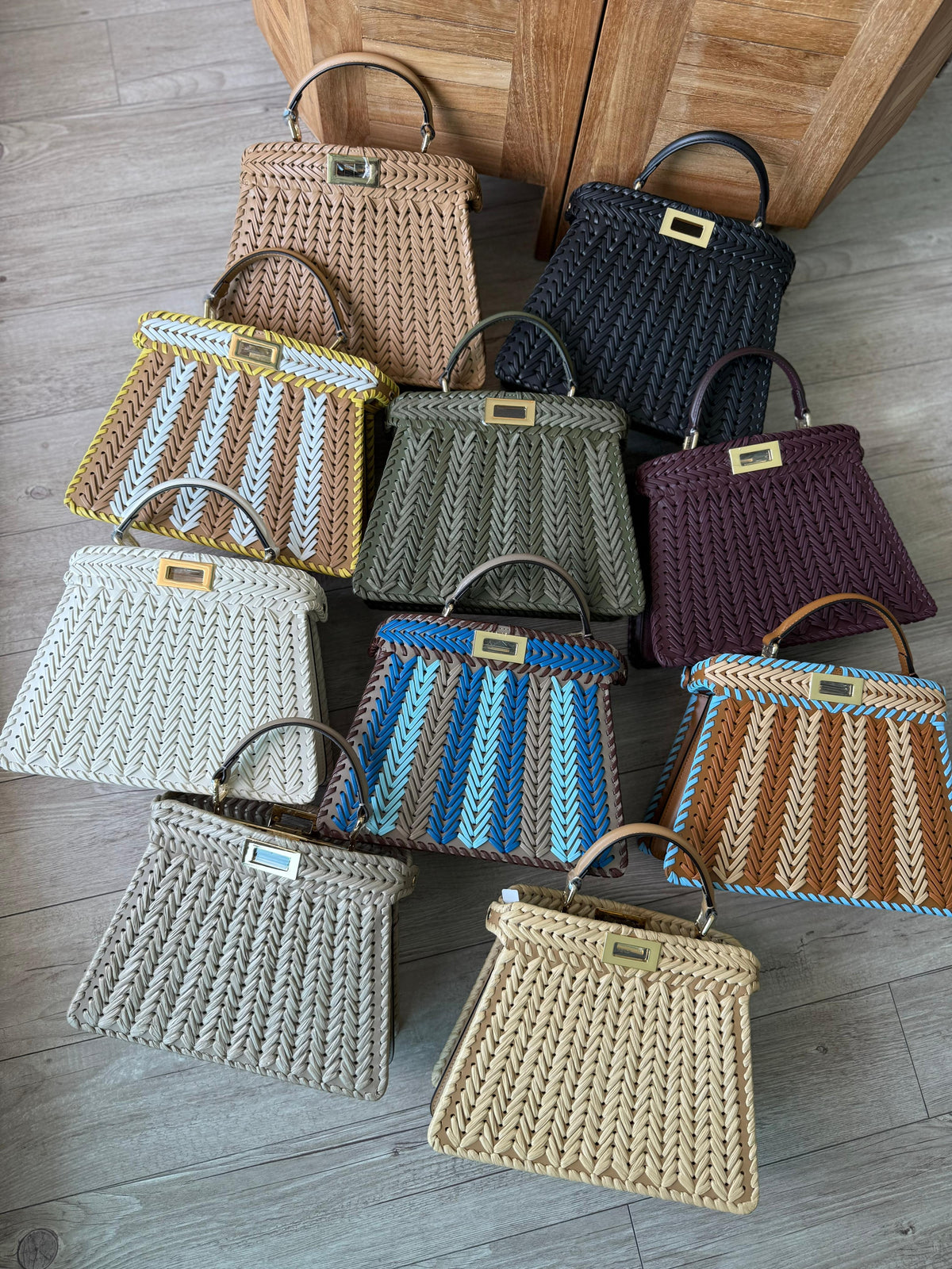 Fendi Peekaboo Top Handle Bags