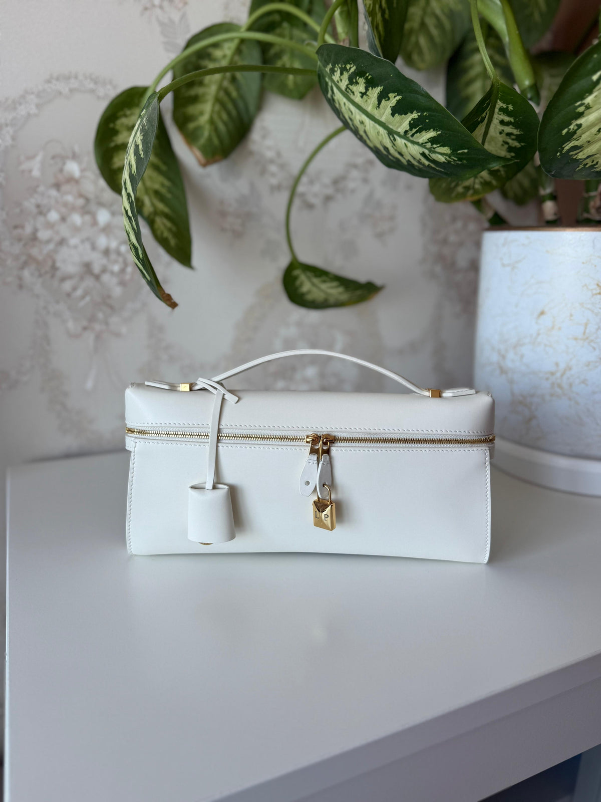 Loro Piana Suede Top Handle