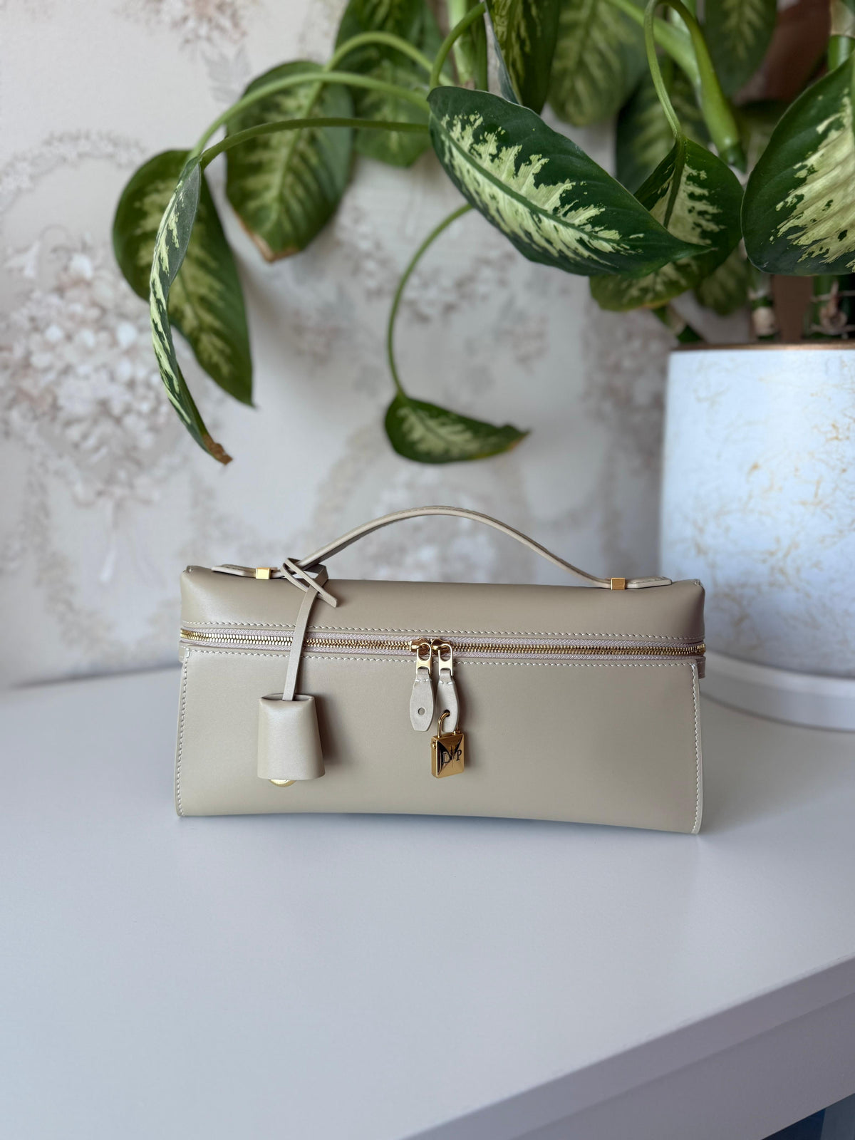 Loro Piana Suede Top Handle