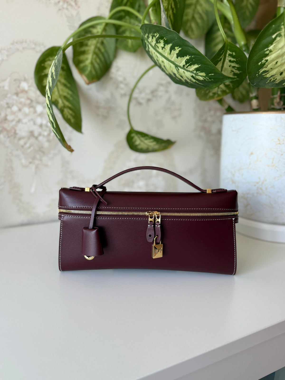 Loro Piana Suede Top Handle