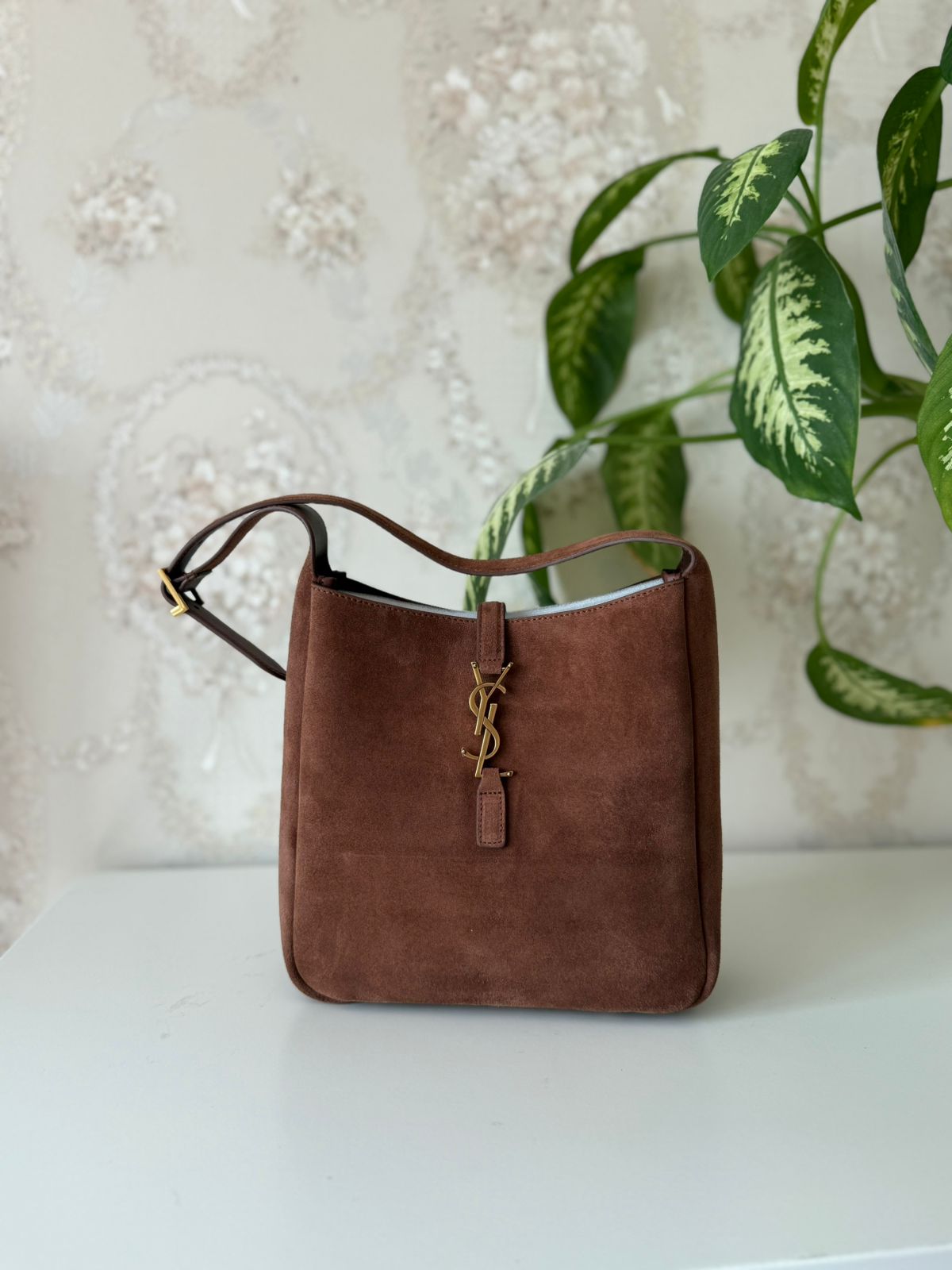 Saint Laurent Suede Hobo