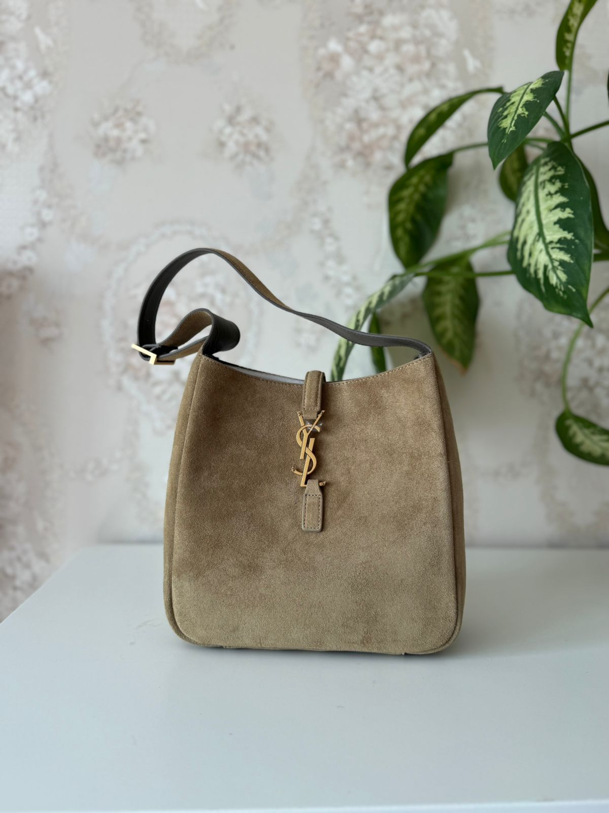 Saint Laurent Suede Hobo