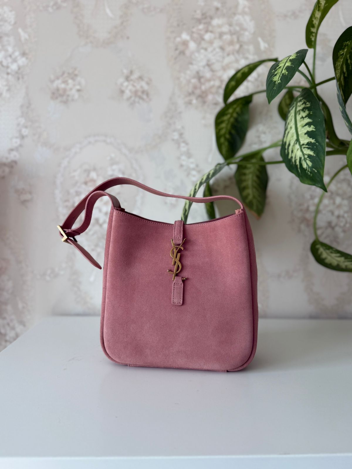 Saint Laurent Suede Hobo