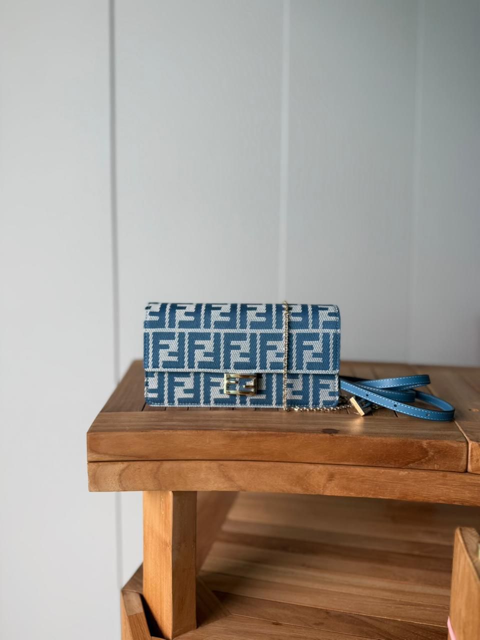 Fendi Baguette / Chain Wallet