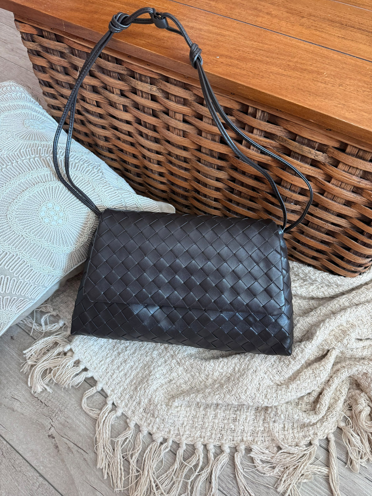 Bottega Veneta Intrecciato Woven Crossbody