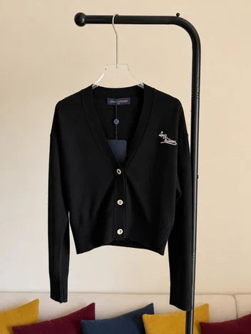 Louis Vuitton Signature Jewel Button Cardigan