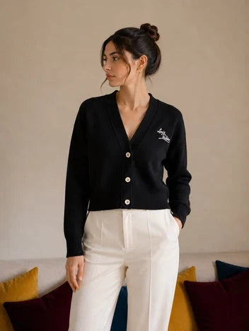 Louis Vuitton Signature Jewel Button Cardigan