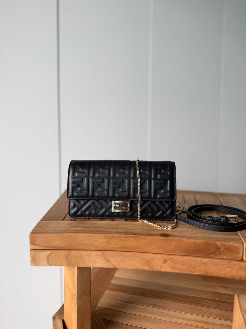 Fendi Baguette Chain Wallet