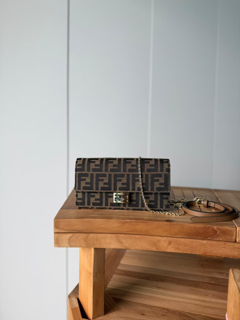 Fendi Baguette Chain Wallet