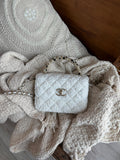 Chanel Flap Bag with Tweed Finish