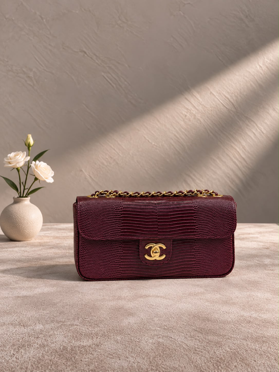 Chanel Classic Double Flap Bag with Chain Strap