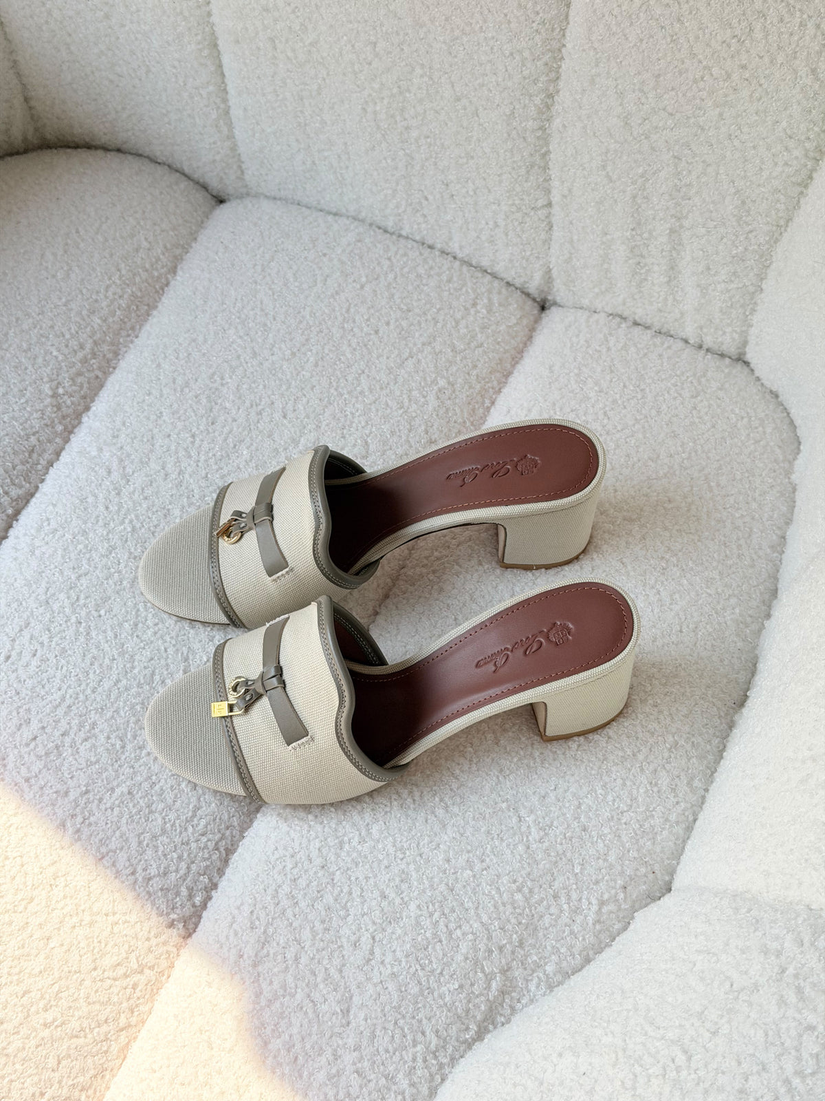 Loro Piana Summer Charms Heeled Sandal