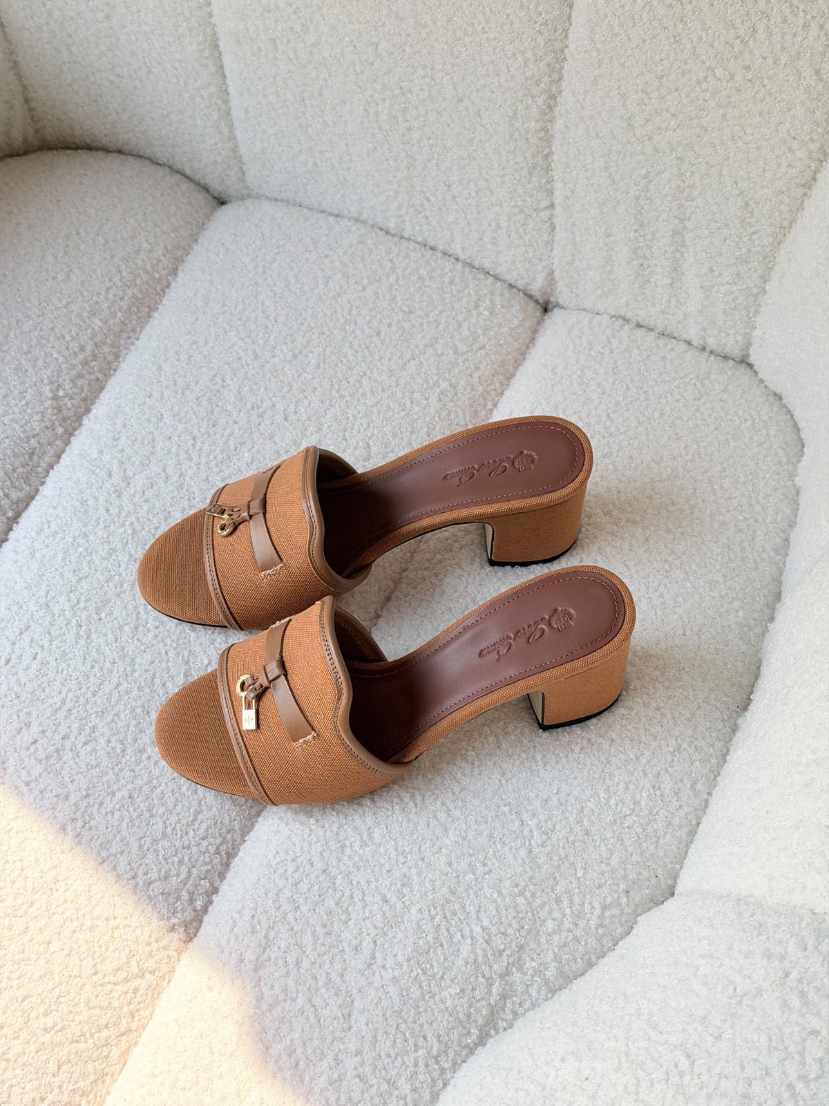 Loro Piana Summer Charms Heeled Sandal