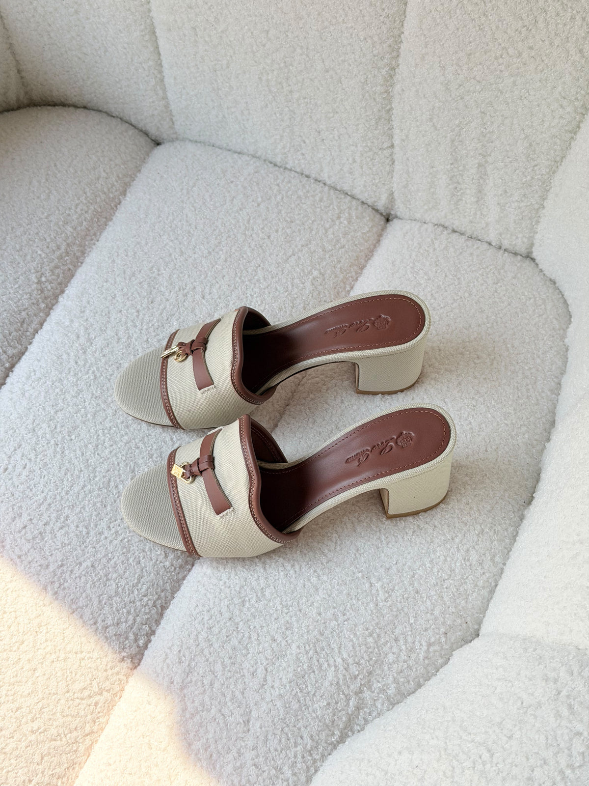 Loro Piana Summer Charms Heeled Sandal