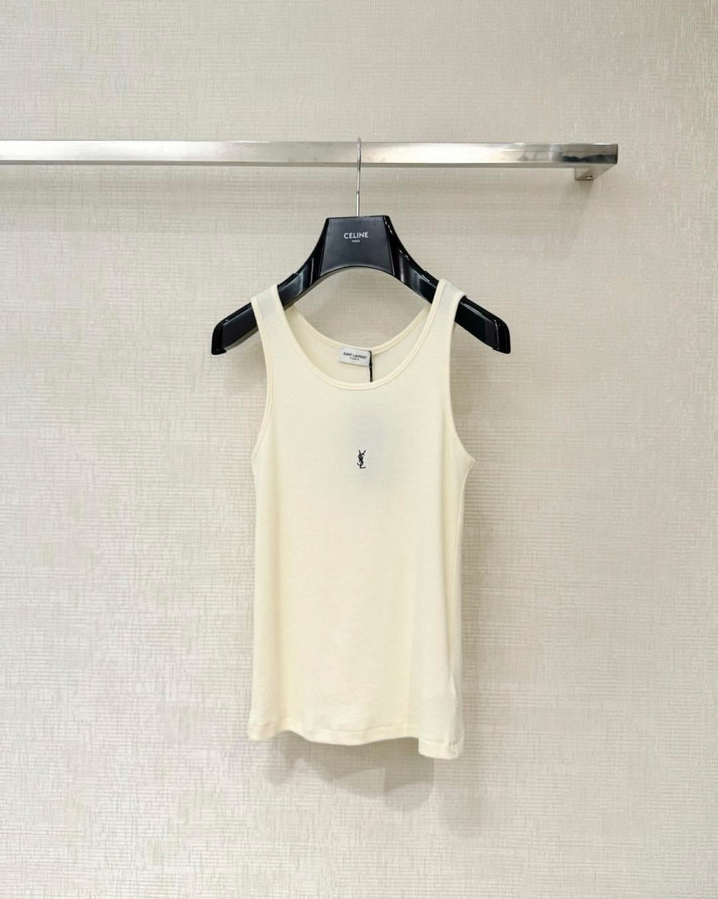 Saint Laurent Ribbed Tank Top