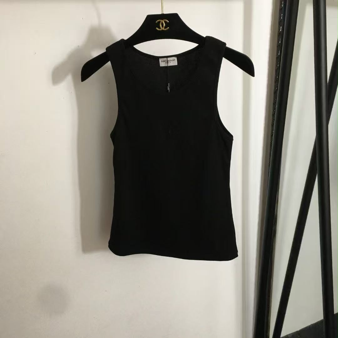 Saint Laurent Ribbed Tank Top