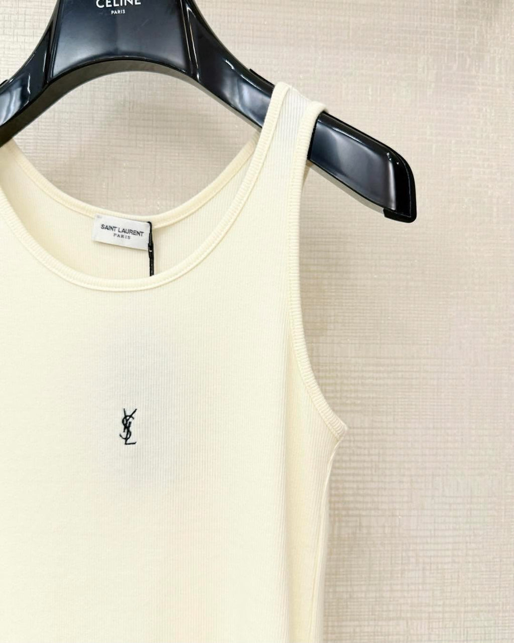 Saint Laurent Ribbed Tank Top