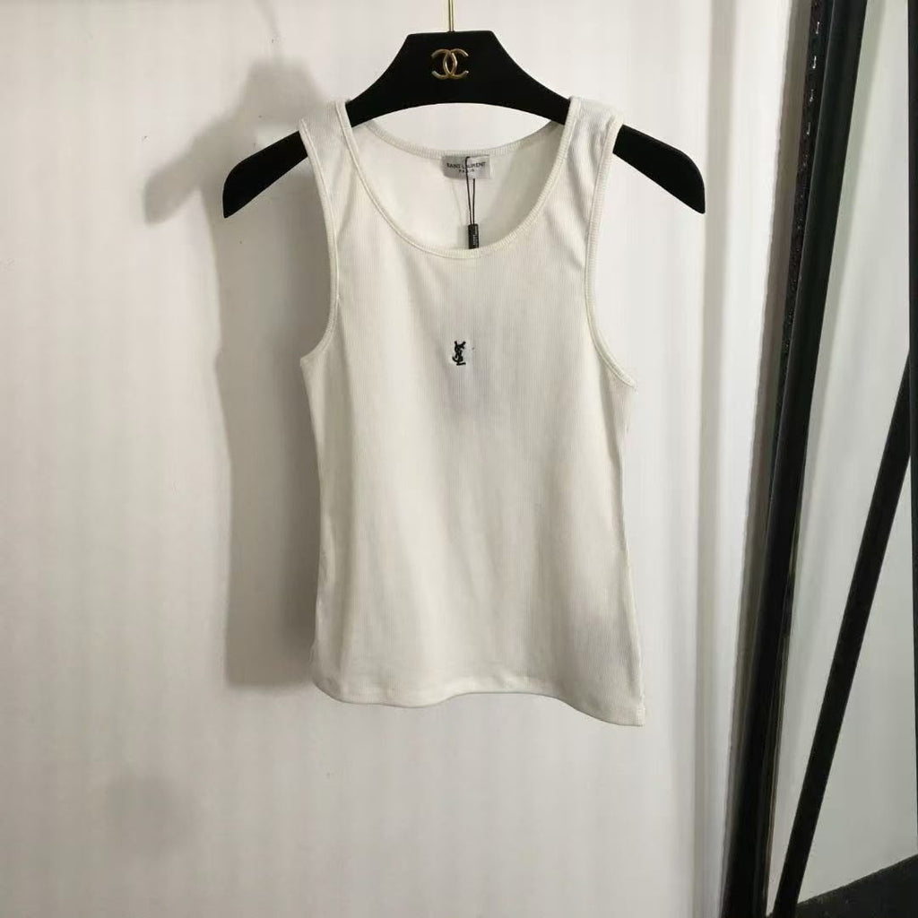 Saint Laurent Ribbed Tank Top