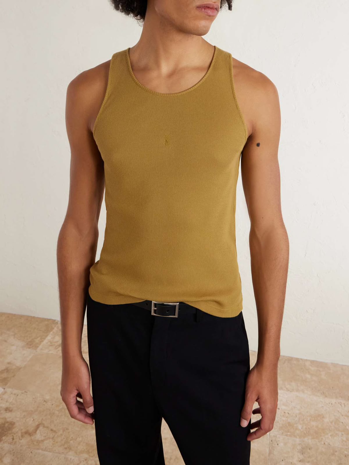 Saint Laurent Ribbed Tank Top