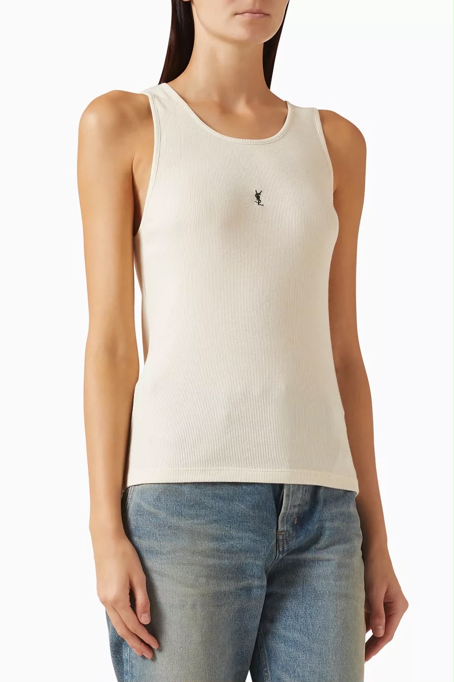 Saint Laurent Ribbed Tank Top