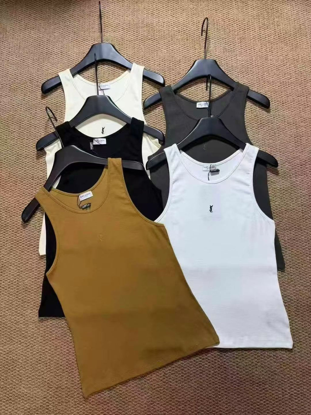 Saint Laurent Ribbed Tank Top