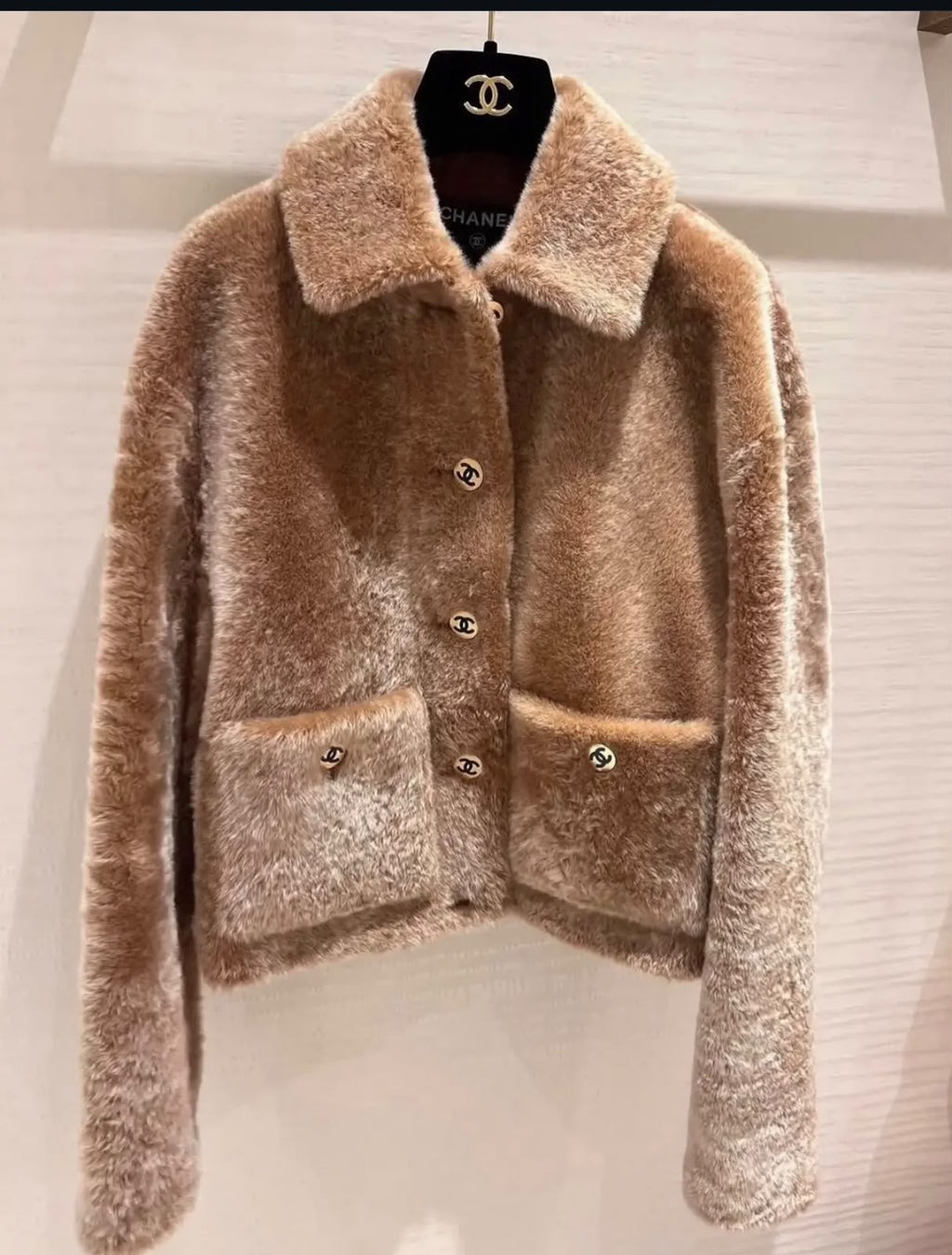 Chanel Shearling / Lambskin Jacket