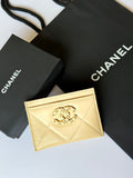 CHANEL Quilted Chain CC Cardholder