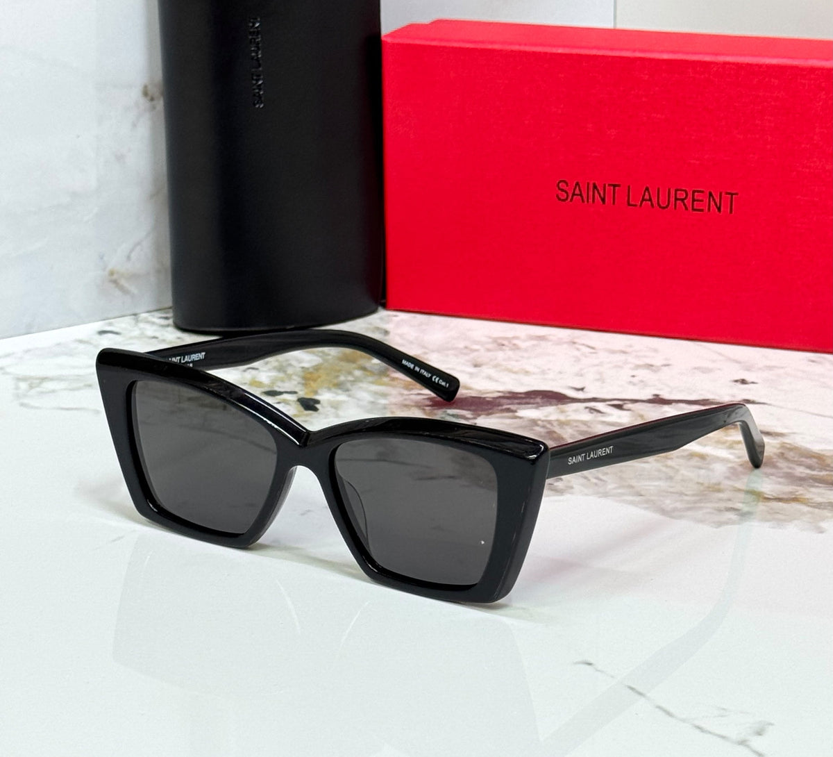 Saint Laurent Angular Square Sunglasses