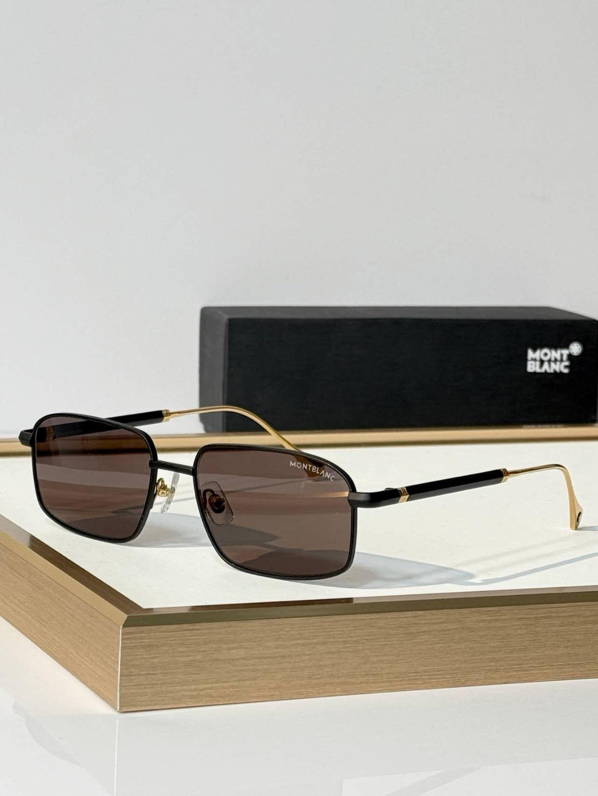 Montblanc Square Metal Sunglasses