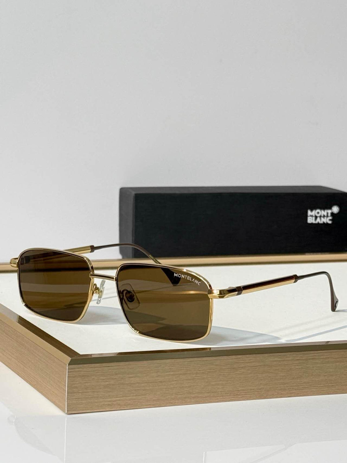 Montblanc Square Metal Sunglasses