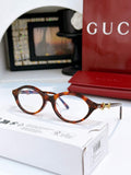Gucci Oval Horsebit Clear Glasses