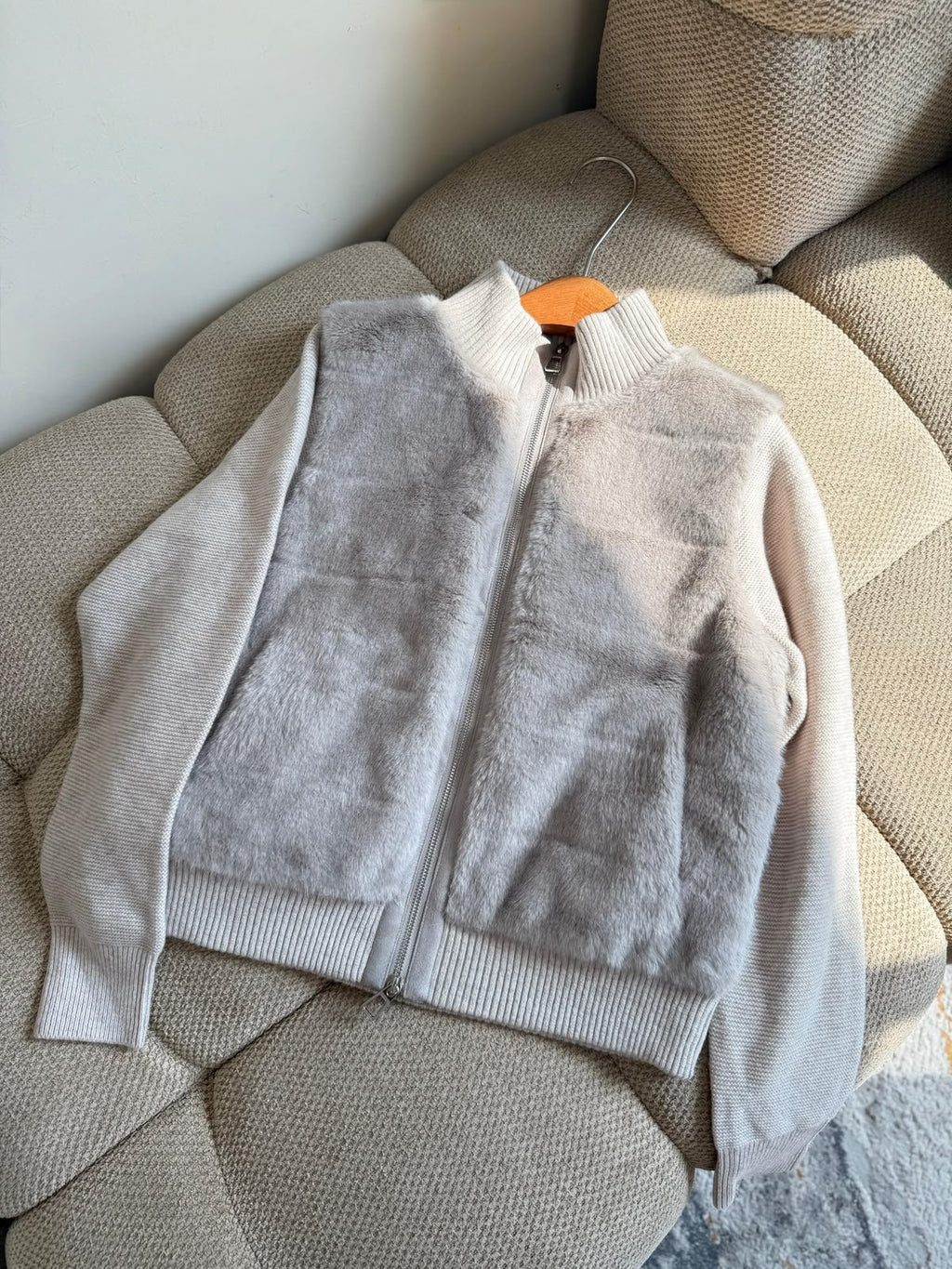 BRUNELLO CUCINELLI Textured Zip-Up Jacket