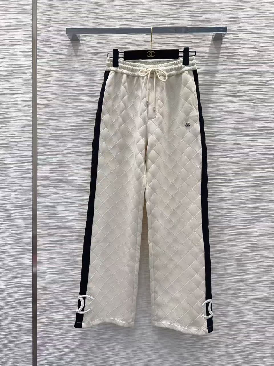 CHANEL Quilted Zip-Up Tracksuit