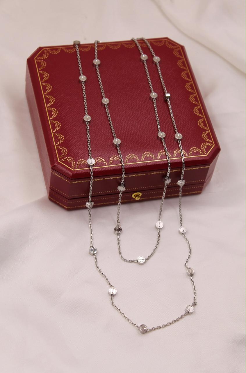 Cartier LOVE Long Necklace in Yellow Gold