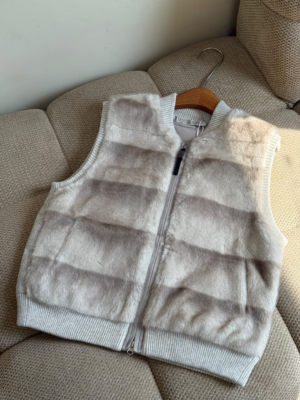 BRUNELLO CUCINELLI Textured Zip-Up Vest