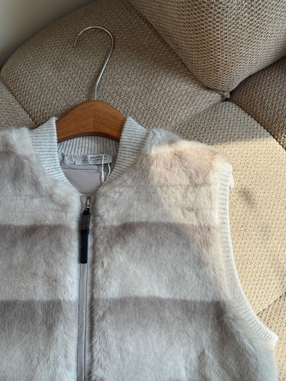 BRUNELLO CUCINELLI Textured Zip-Up Vest