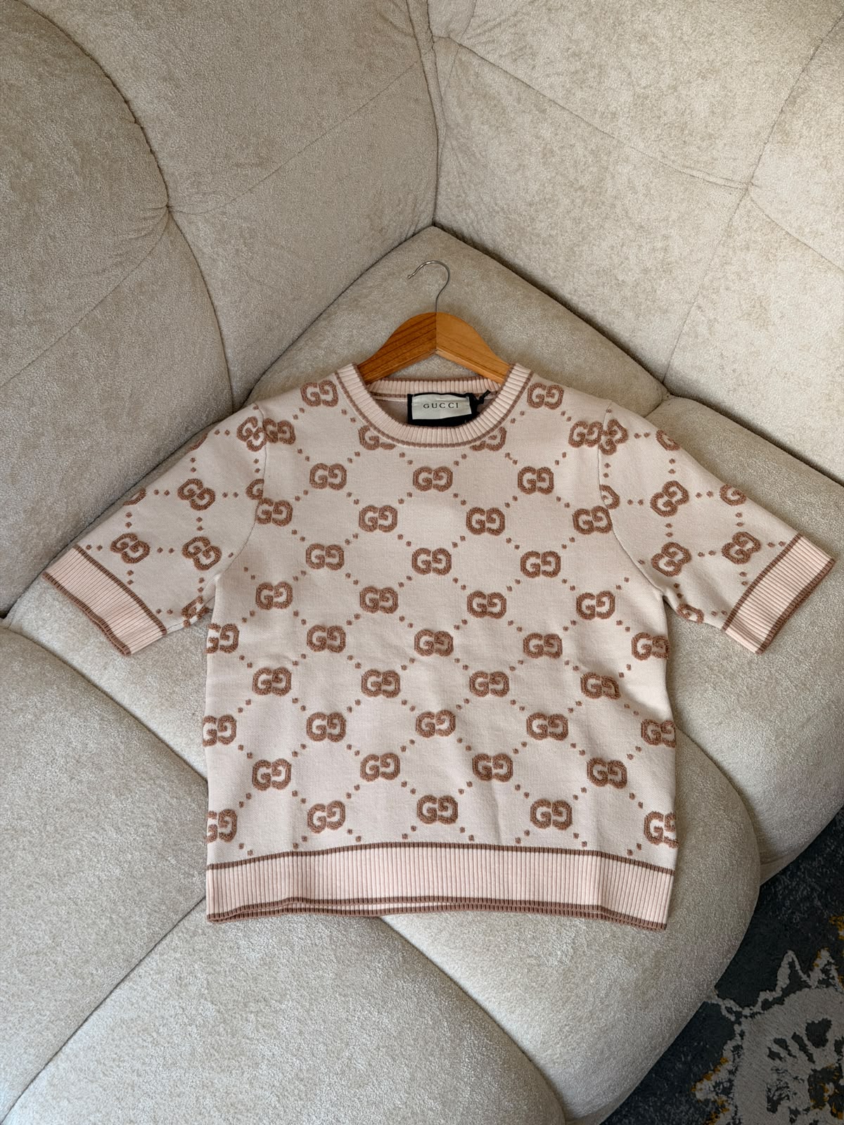 GUCCI Monogram Knit Top