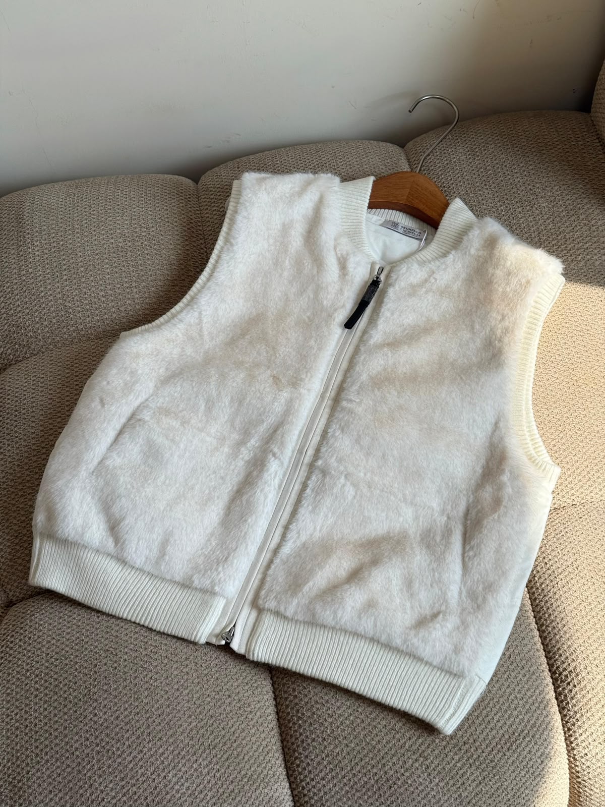 BRUNELLO CUCINELLI Textured Zip-Up Vest