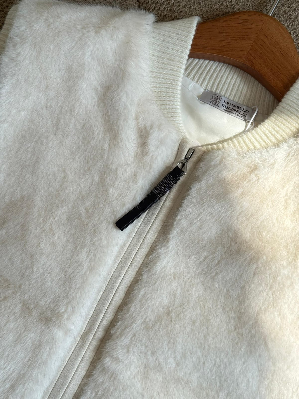 BRUNELLO CUCINELLI Textured Zip-Up Vest