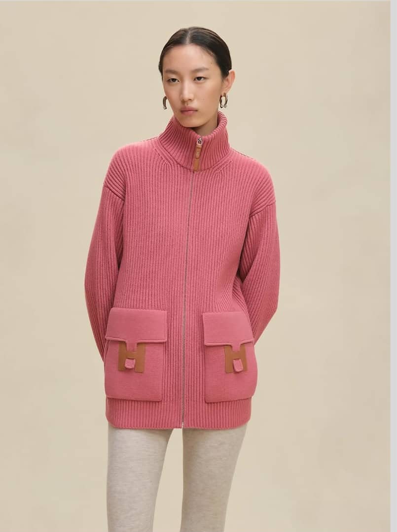 Hermès Knit Zip Cardigan / Jacket